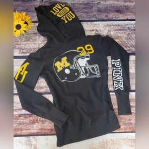PINK VICTORIA SECRET MIZZOU HOODIE SIZE XS